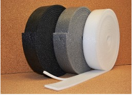 3/8 inch x 3 inch White Polyethylene Foam Expansion Joint Filler 50 lf per  roll
