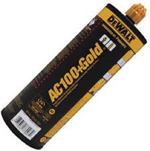 DeWalt Powers AC100 Gold Adhesive 28 oz tubes. 8 pc carton