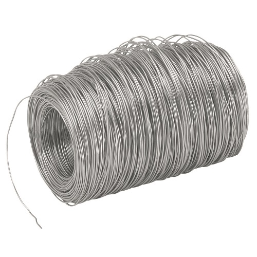 TIE WIRE, GENERAL PURPOSE, 1 LB, 18 GAUGE, APPROX 164 FT LENGTH, STAINLESS  STEEL
