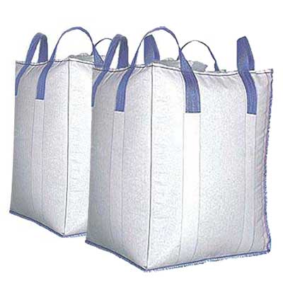 Jumbo FIBC Bulk Bag Open Top Flat Bottom 35 in. x 35 in. x 50 in